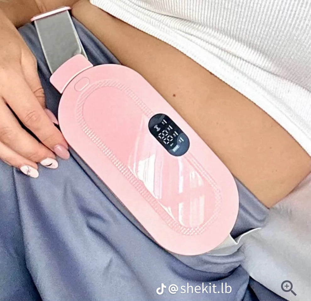 Heating pad for period cramps