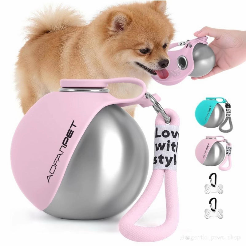 Pets water bottles stainless steel